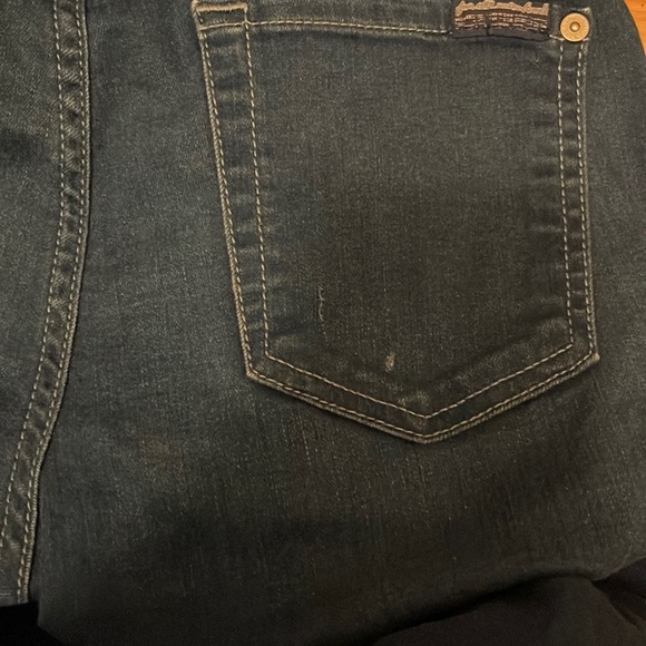 7 For All Mankind The Skinny Crop & Roll Jeans - Picture 8 of 11